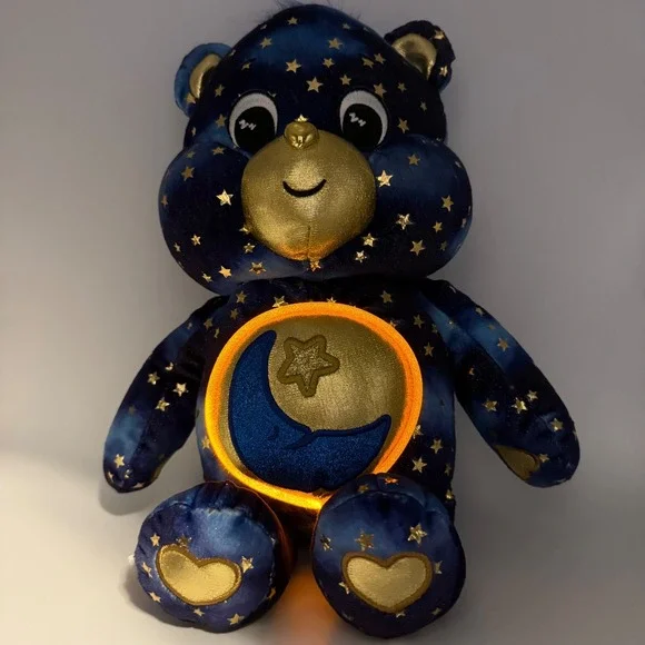 Care Bears‎ Unlock the Magic Bedtime Bear Light-Up Belly Starry Night Plush - Picture 2 of 5